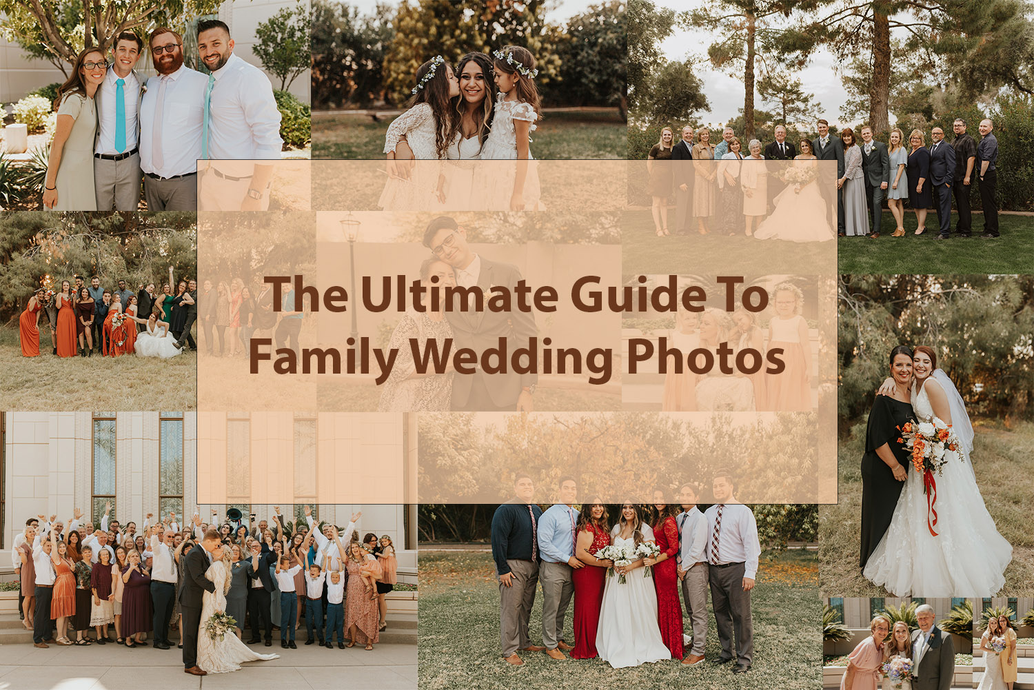 How to Get Fun, Fast Family Wedding Photos