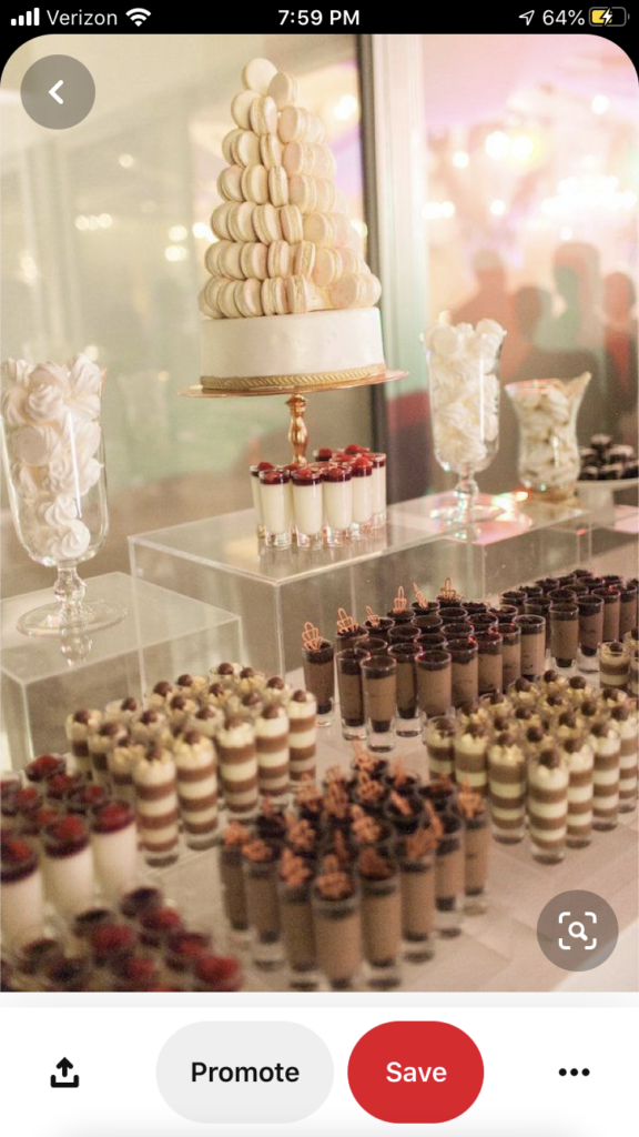 Tasty Dessert Jars at Wedding