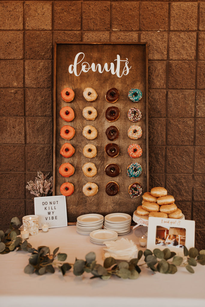Donut Wall for Weddings