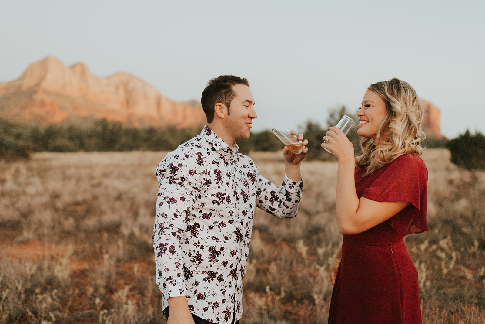 Creative Engagement Session in the Dessert